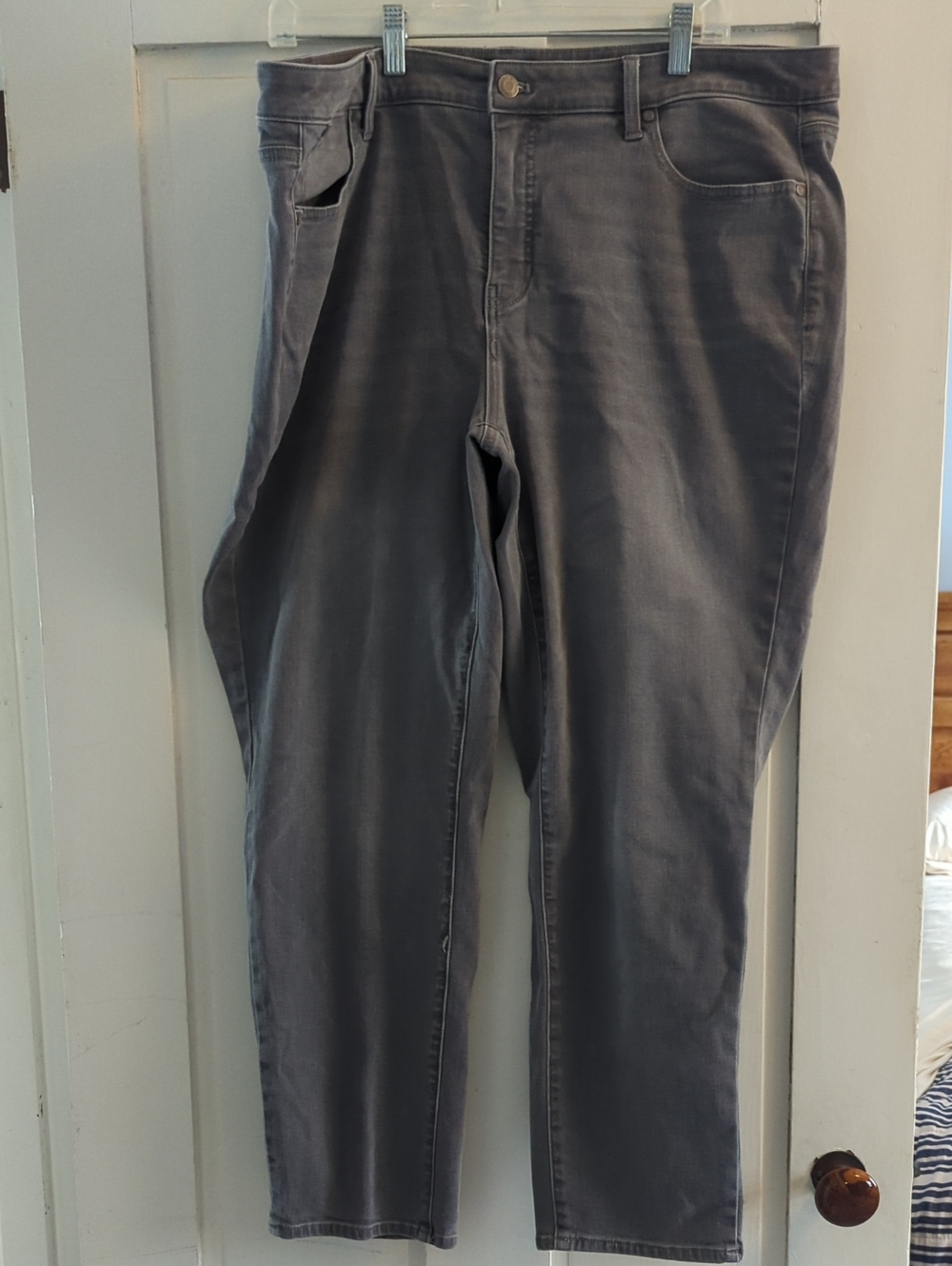 Talbots Slate Gray Straight-Leg Women's Pants